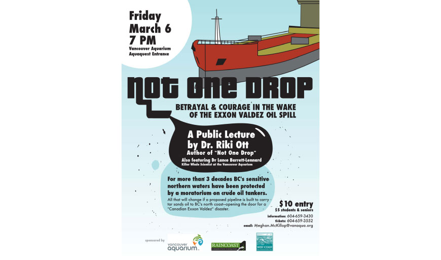 Not One Drop Oil Spill Poster